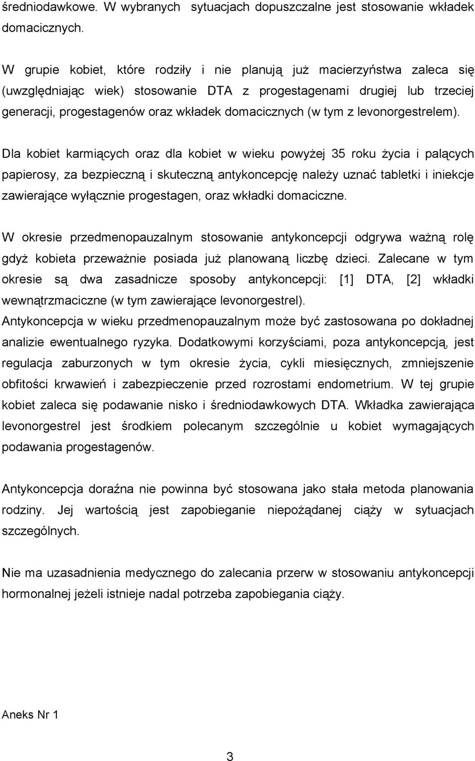 (w tym z levonorgestrelem).