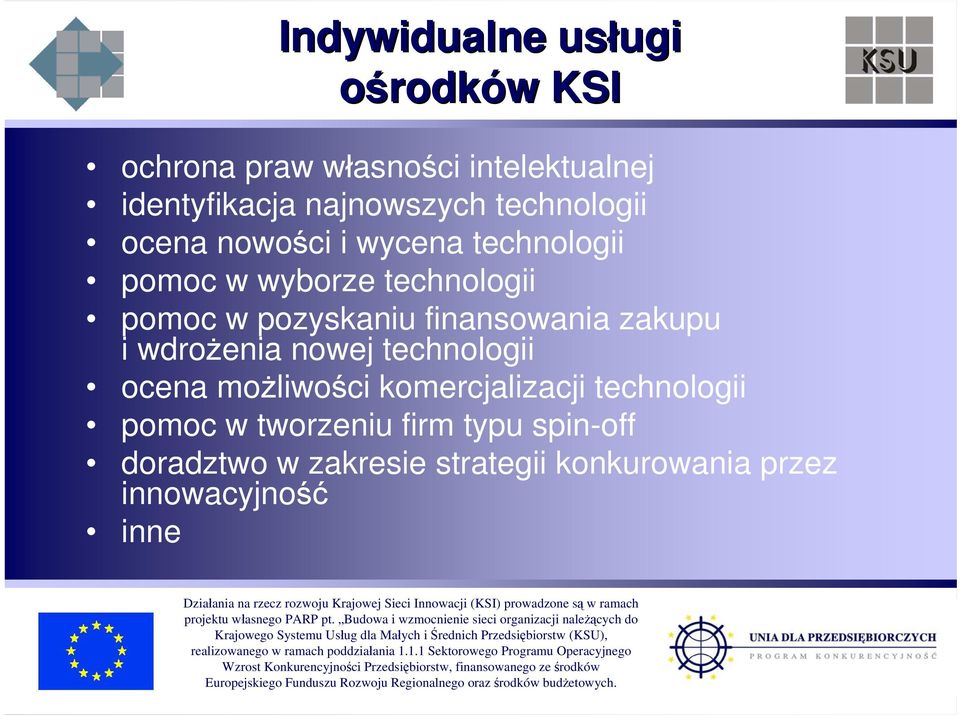 finansowania zakupu i wdrożenia nowej technologii ocena możliwości komercjalizacji technologii