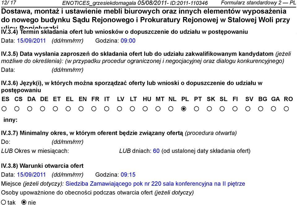 konkurencyjnego) Data: (dd/mm/rrrr) IV.3.