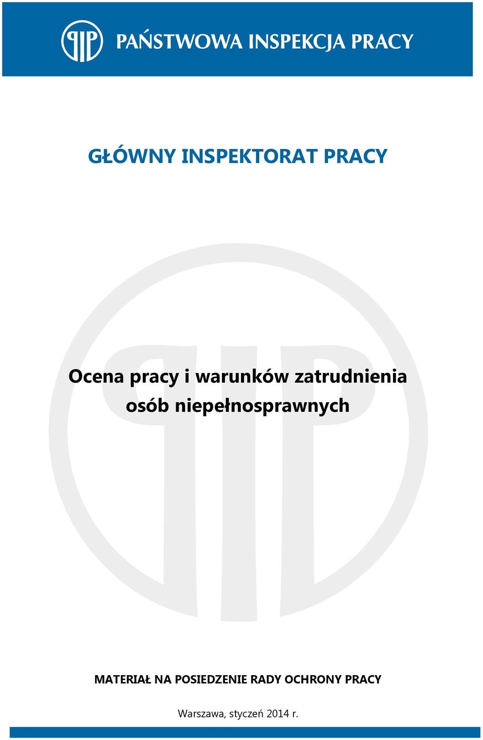 niepełnosprawnych MATERIAŁ NA
