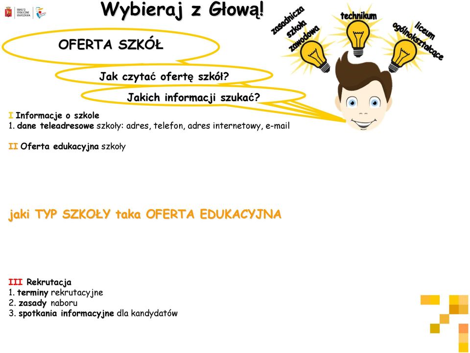 edukacyjna szkoły Jak czytać ofertę szkół? Jakich informacji szukać?