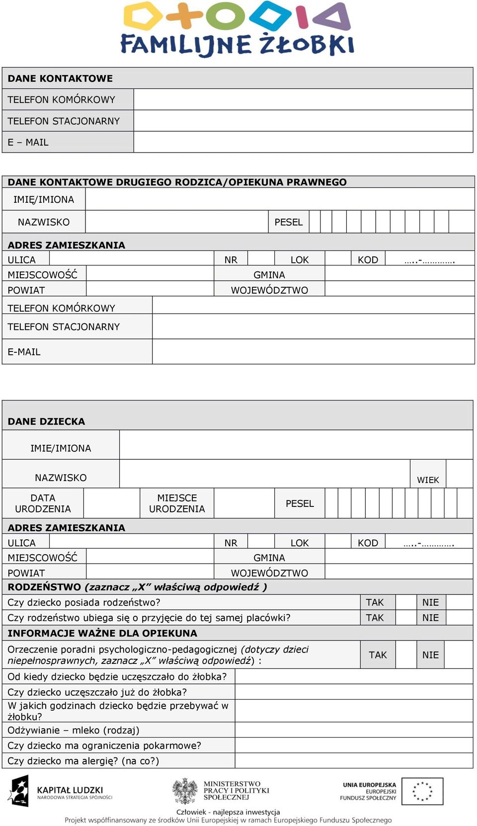 Czy rodzeństwo ubiega się o przyjęcie do tej samej placówki?