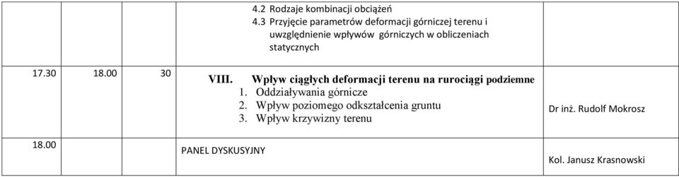 obliczeniach statycznych 17.30 18.00 30 VIII.