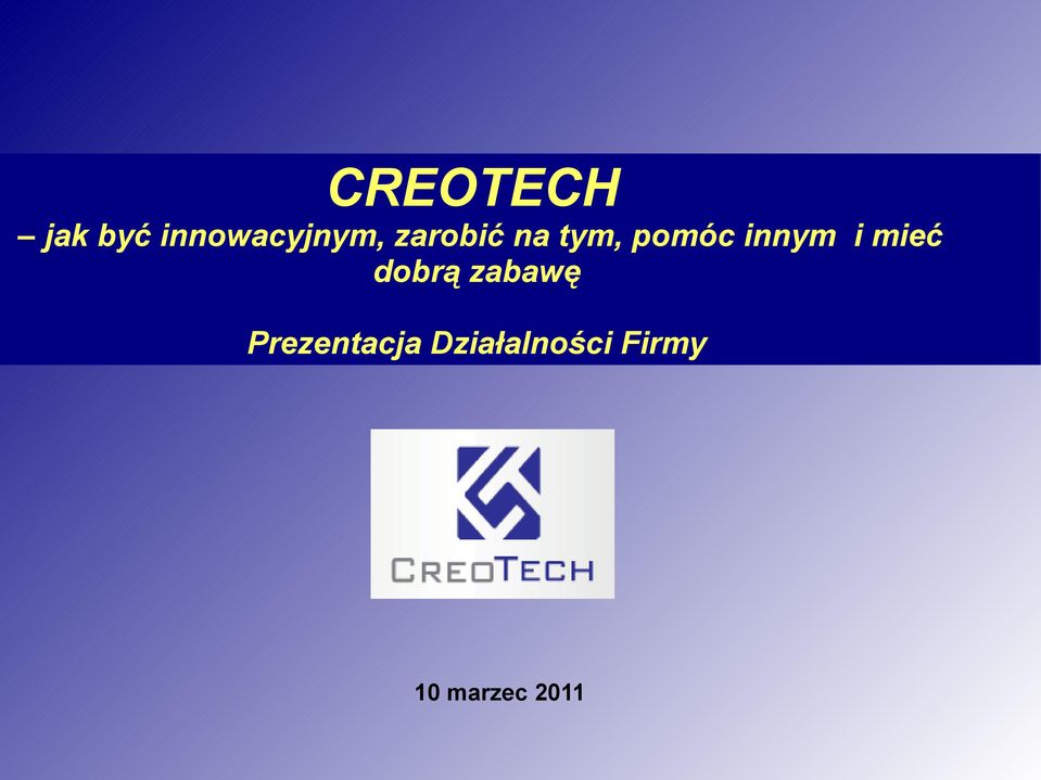mieć dobrą zabawę Prezentacja
