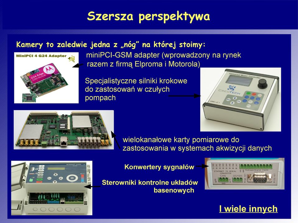 do zastosowań w czułych pompach wielokanałowe karty pomiarowe do zastosowania w systemach