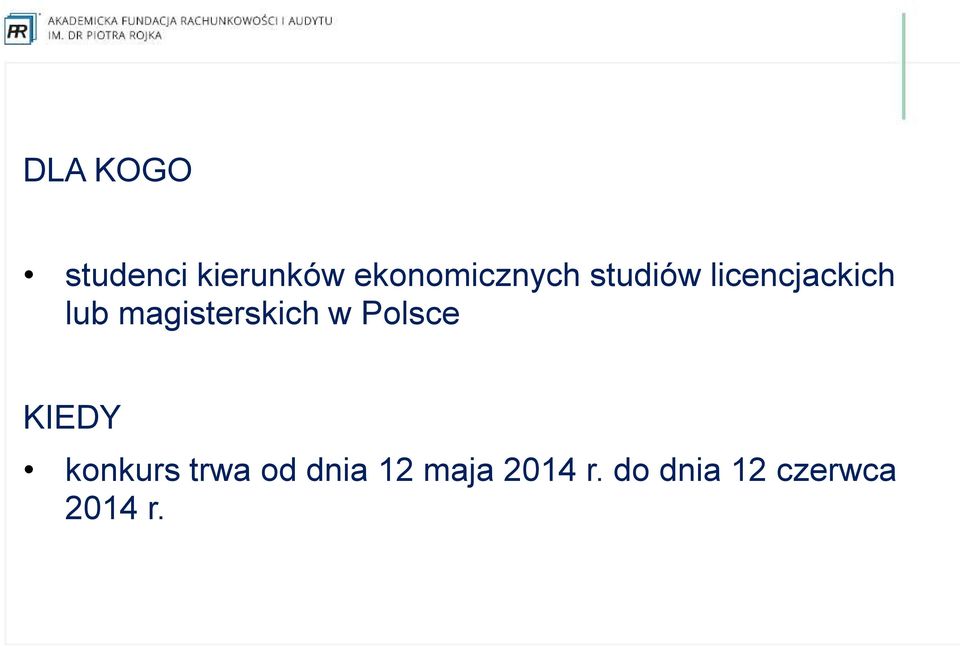 magisterskich w Polsce KIEDY konkurs