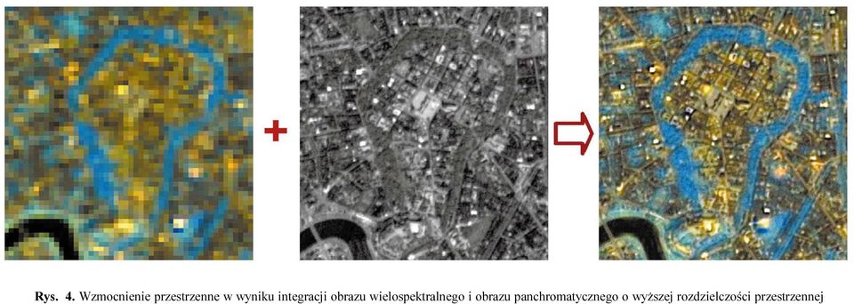 obrazu wielospektralnego i obrazu