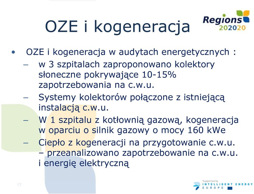 Systemy kolektorów połączone z istniejącą instalacją c.w.u.