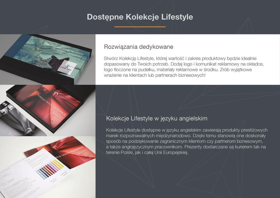 Kolekcje Lifestyle w języku angielskim Kolekcje Lifestyle dostępne w języku angielskim zawierają produkty prestiżowych marek rozpoznawalnych międzynarodowo.