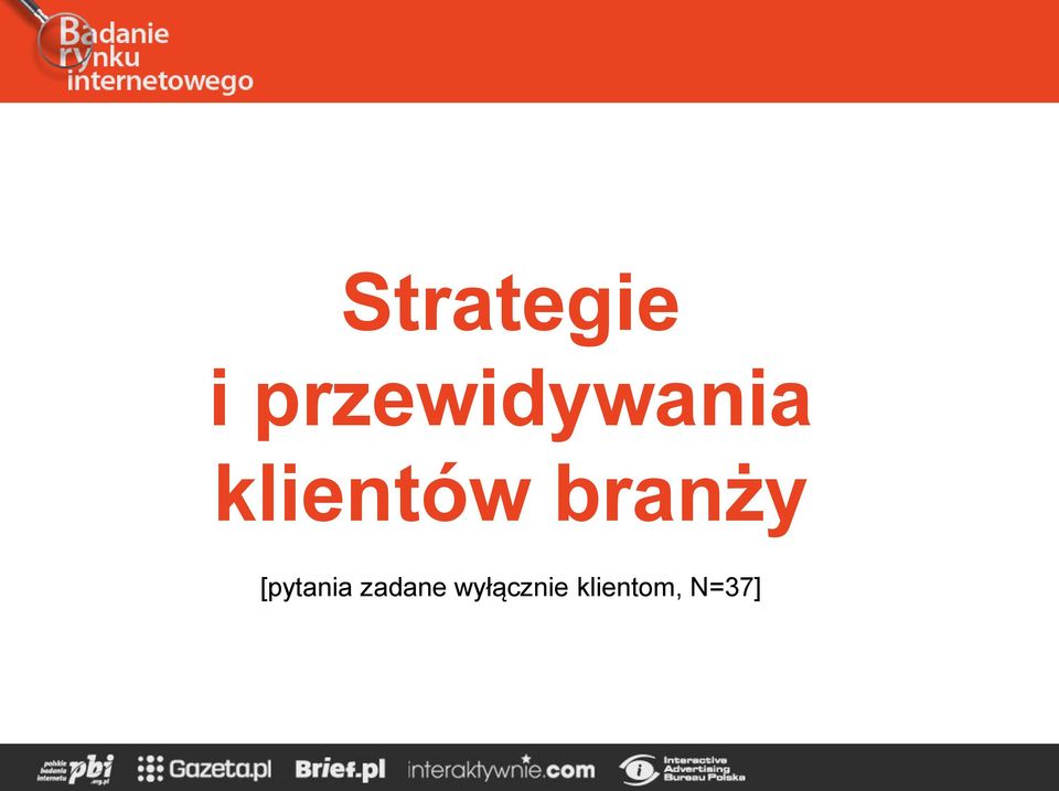 klientów branży