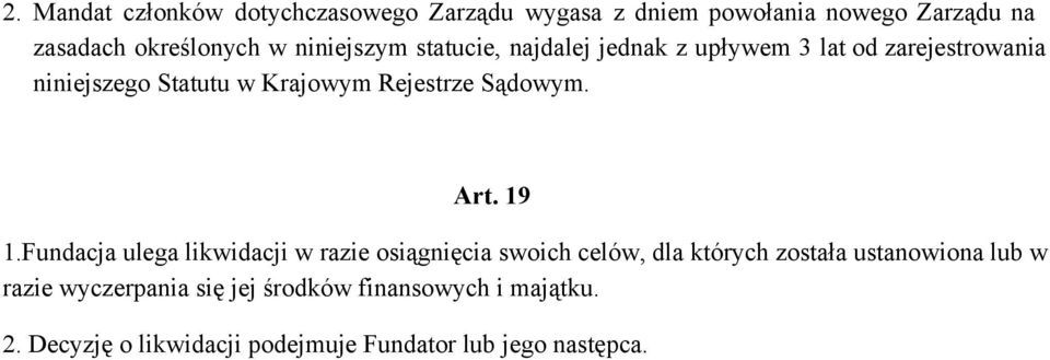 Sądowym. Art. 19 1.