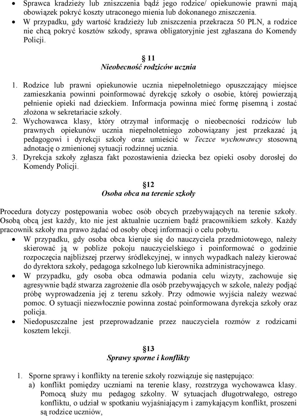 11 Nieobecność rodziców ucznia 1.