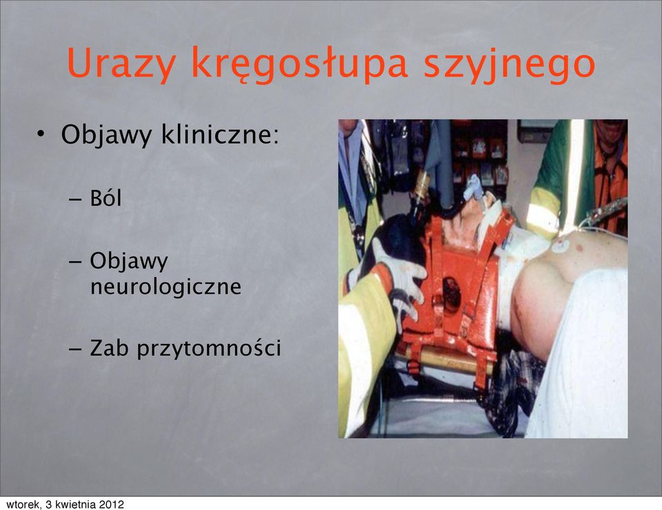 kliniczne: Ból Objawy