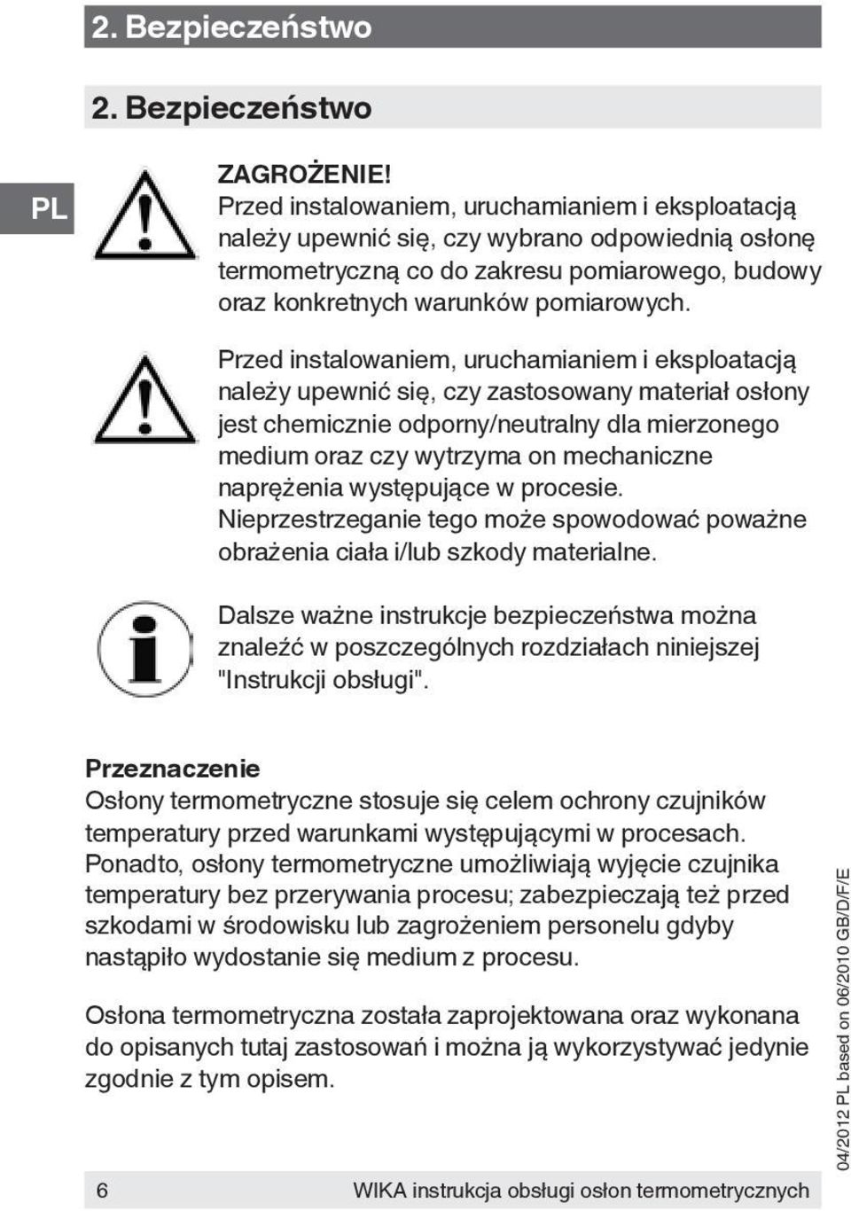 pomiarowych.