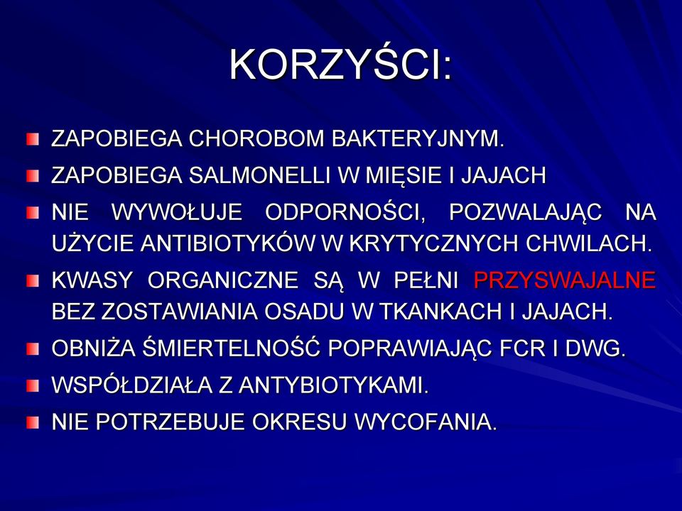 ANTIBIOTYKÓW W KRYTYCZNYCH CHWILACH.