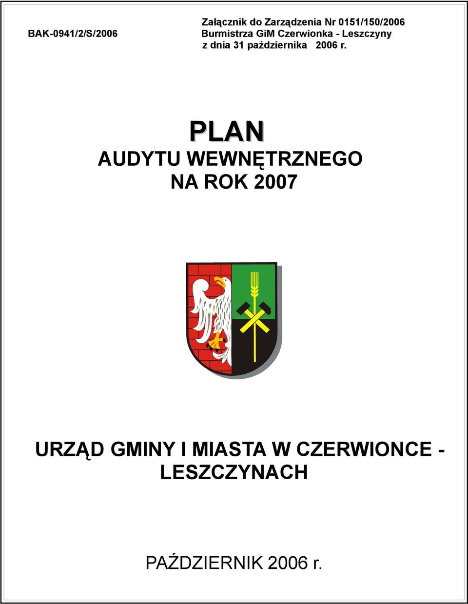 31 października 2006 r.