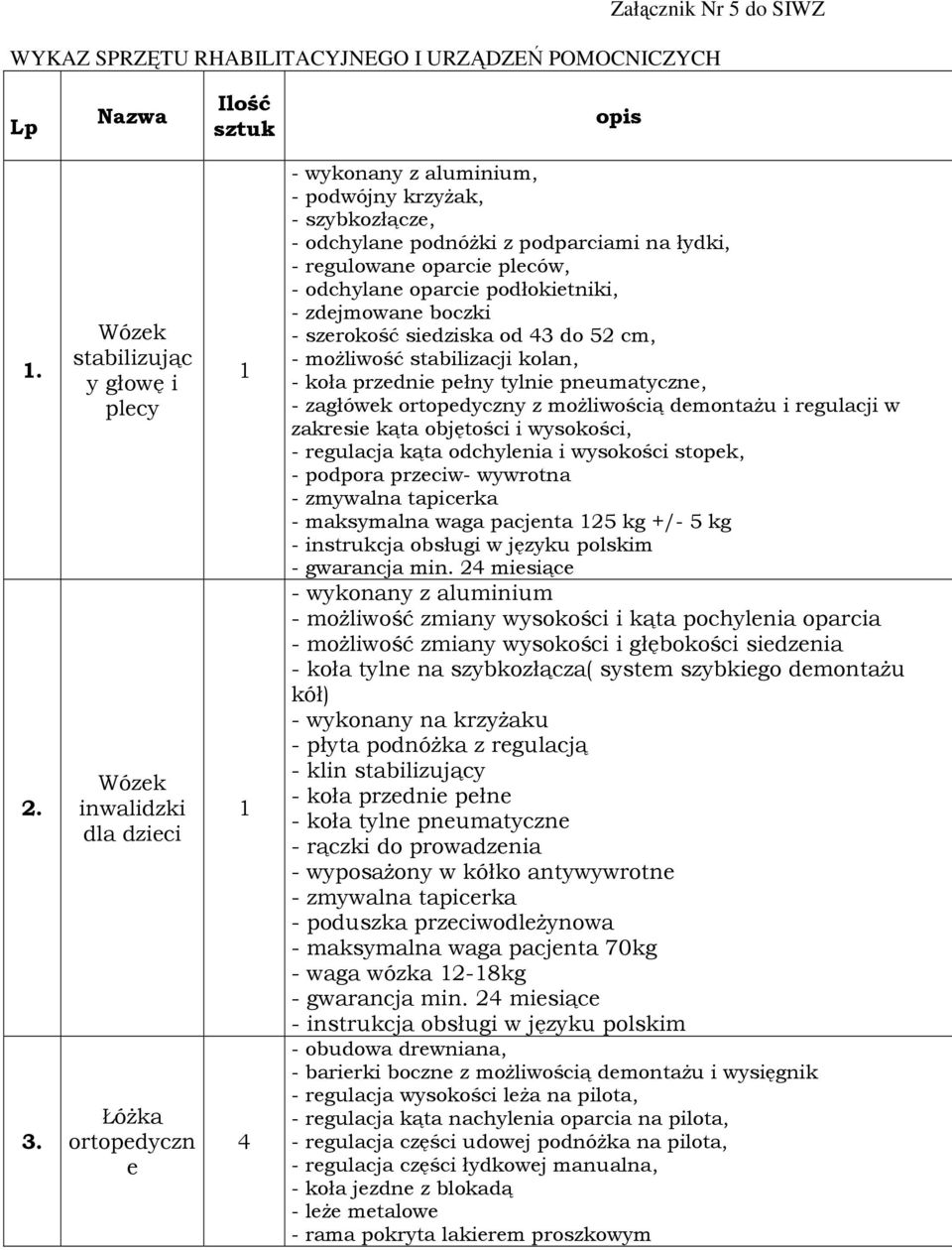regulowane oparcie pleców, - odchylane oparcie podłokietniki, - zdejmowane boczki - szerokość siedziska od 43 do cm, - moŝliwość stabilizacji kolan, - koła przednie pełny tylnie pneumatyczne, -