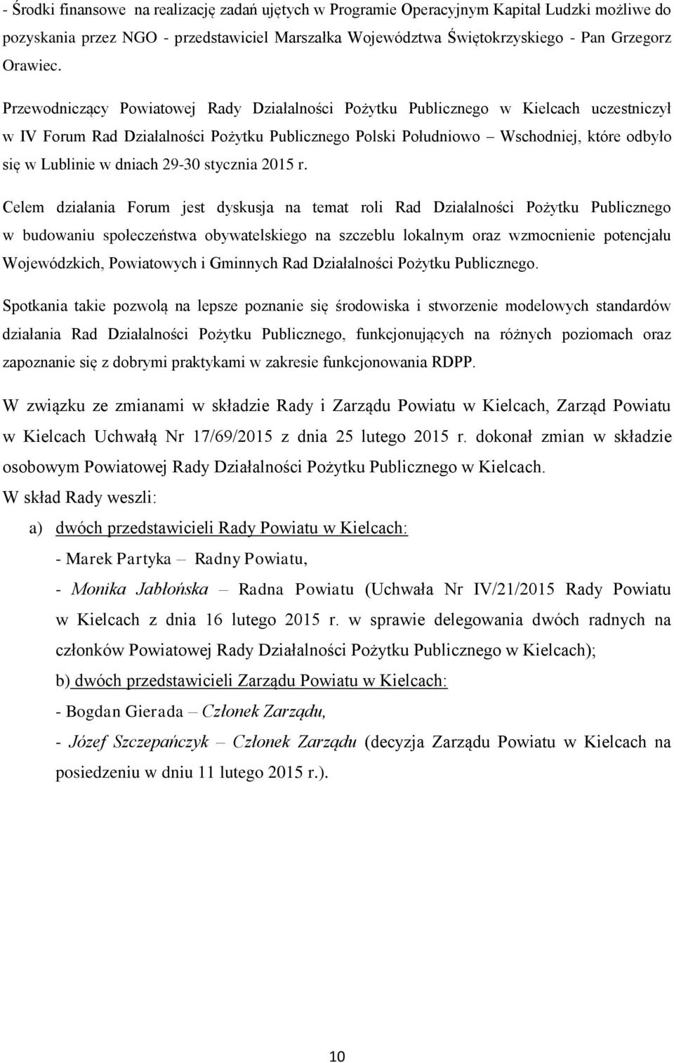 dniach 29-30 stycznia 2015 r.