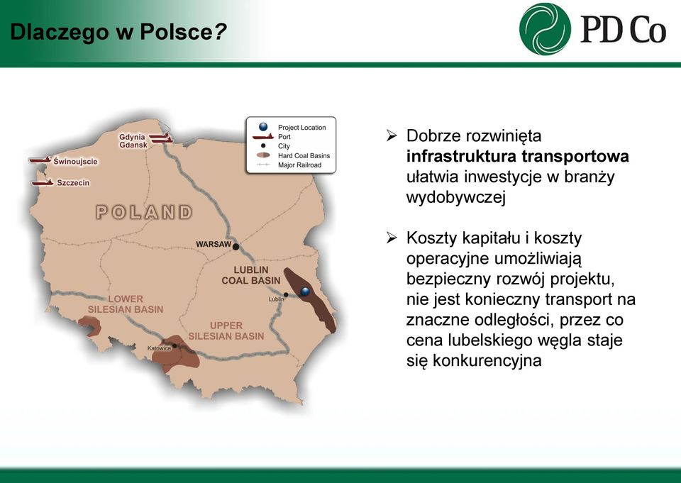 branży wydobywczej Koszty kapitału i koszty operacyjne umożliwiają