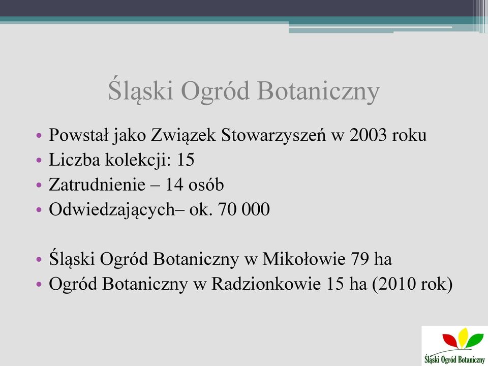 Zatrudnienie 14 osób Odwiedzających ok.
