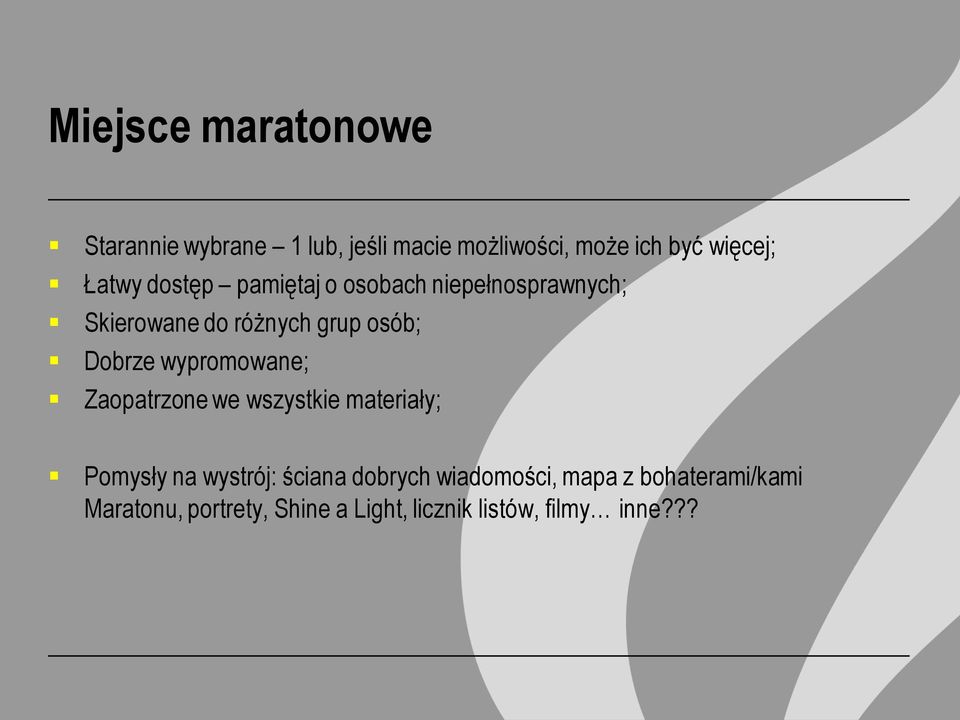 wypromowane; Zaopatrzone we wszystkie materiały; Pomysły na wystrój: ściana dobrych