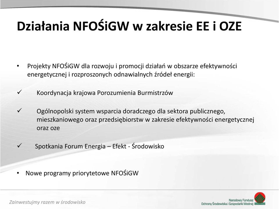 Ogólnopolski system wsparcia doradczego dla sektora publicznego, mieszkaniowego oraz przedsiębiorstw w