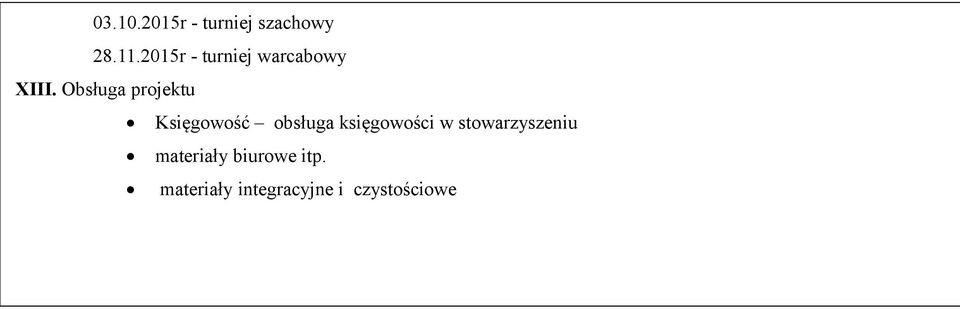 Obsługa projektu Księgowość obsługa księgowości