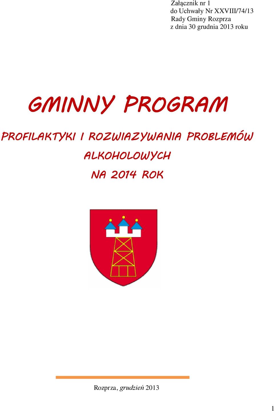 GMINNY PROGRAM PROFILAKTYKI I ROZWIAZYWANIA