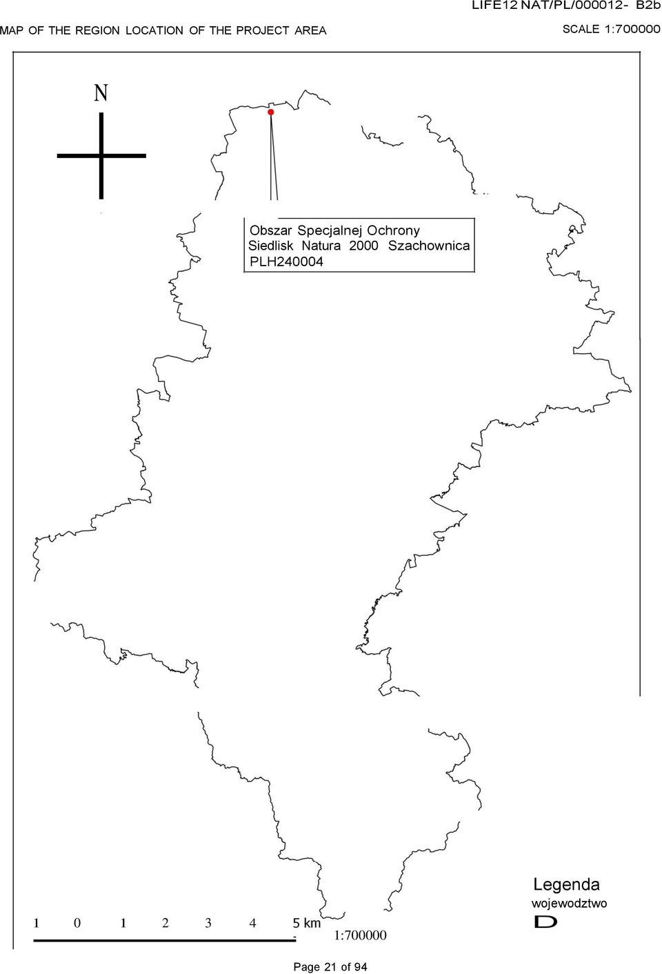Specjalnej Ochrony Siedlisk Natura 2000 Szachownica