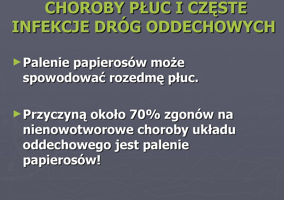 Przyczyną około 70% zgonów na nienowotworowe