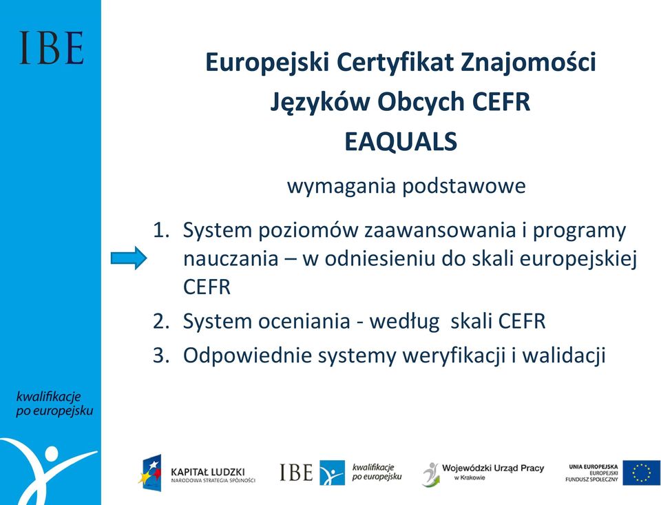 System poziomów zaawansowania i programy nauczania w odniesieniu