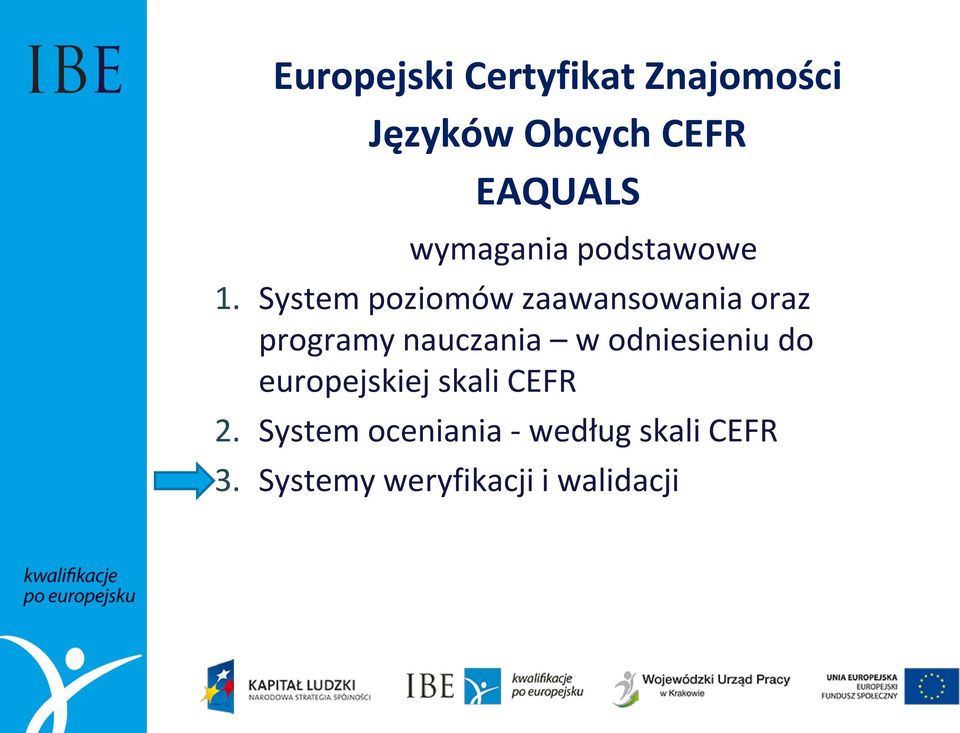 System poziomów zaawansowania oraz programy nauczania w