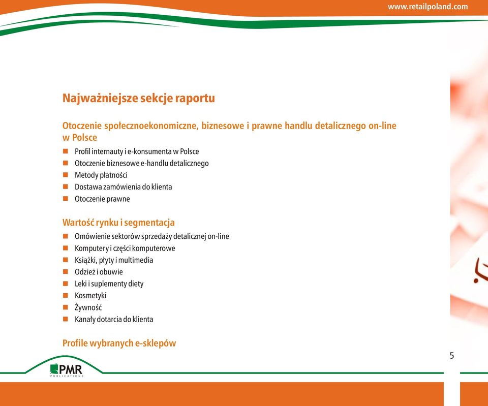notoczenie prawne Wartość rynku i segmentacja nomówienie sektorów sprzedaży detalicznej on-line nkomputery i części komputerowe