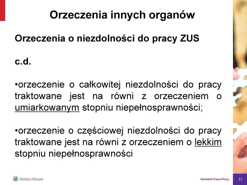 pracy ZUS c.d.