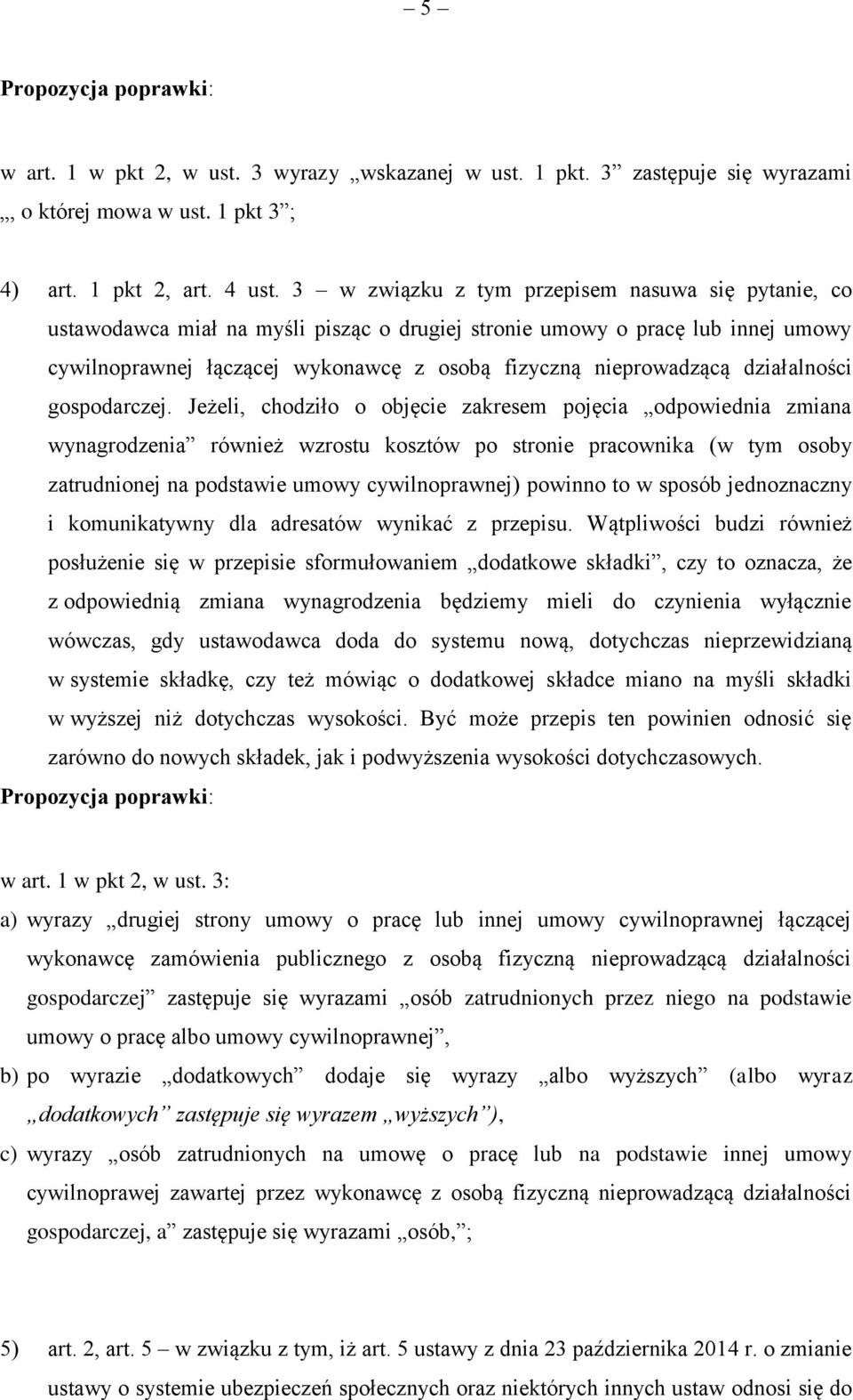 działalności gospodarczej.