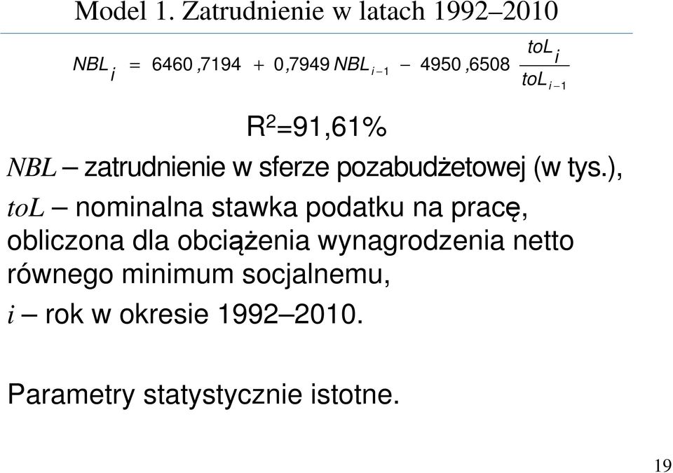 zatrudnienie w sferze pozabudżetowej (w tys.