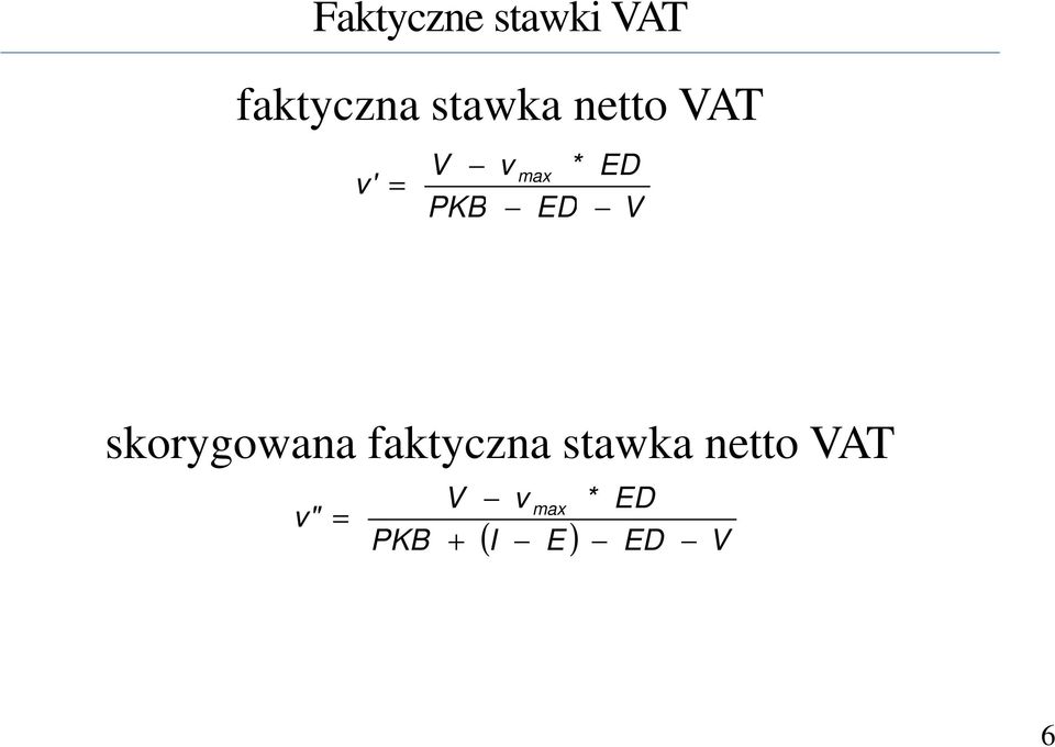 skorygowana faktyczna stawka netto