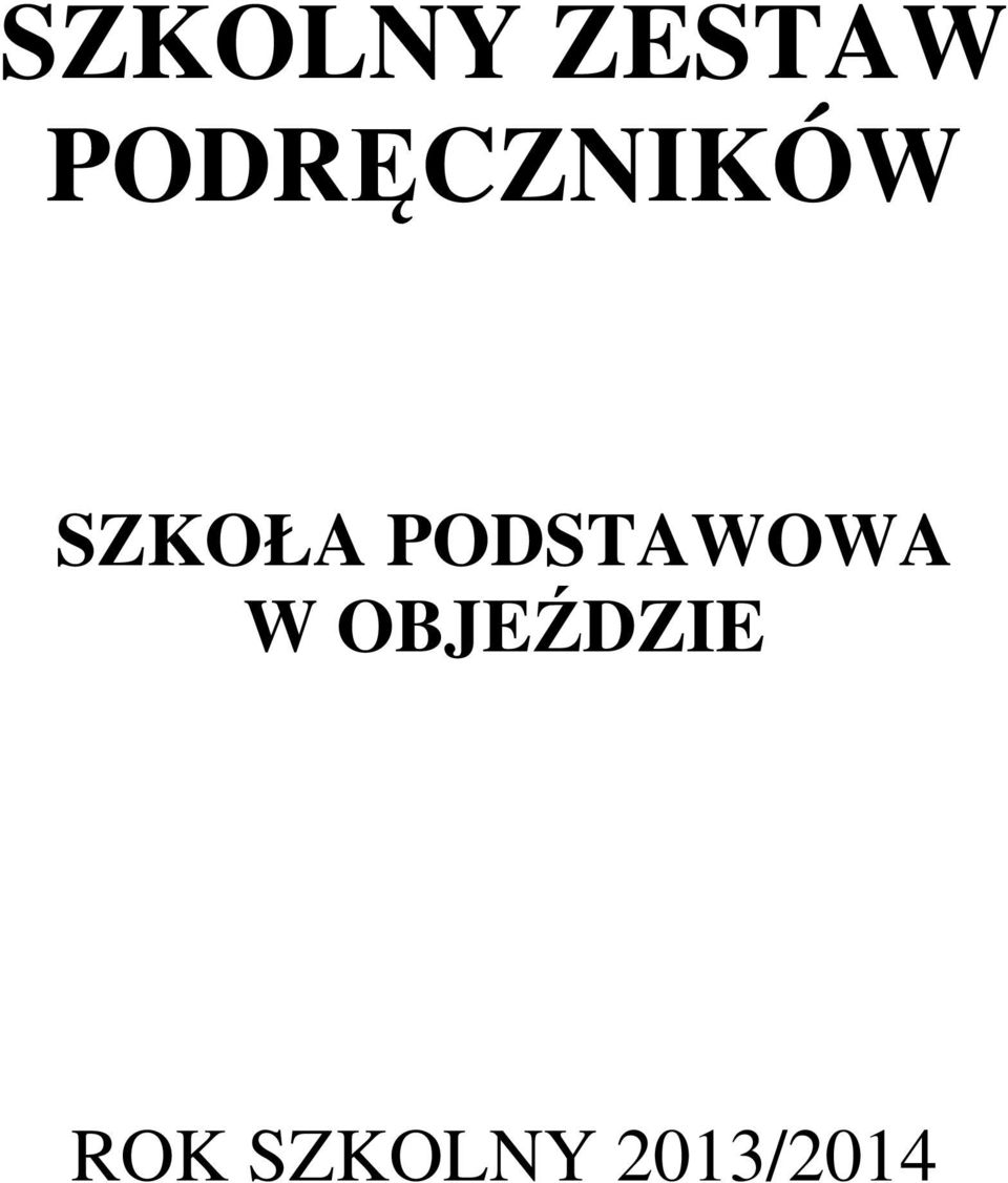PODSTAWOWA W