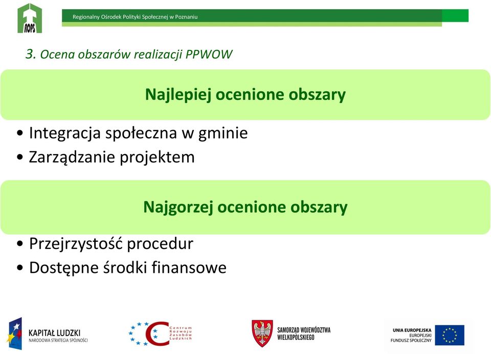 Zarządzanie projektem Przejrzystośd procedur