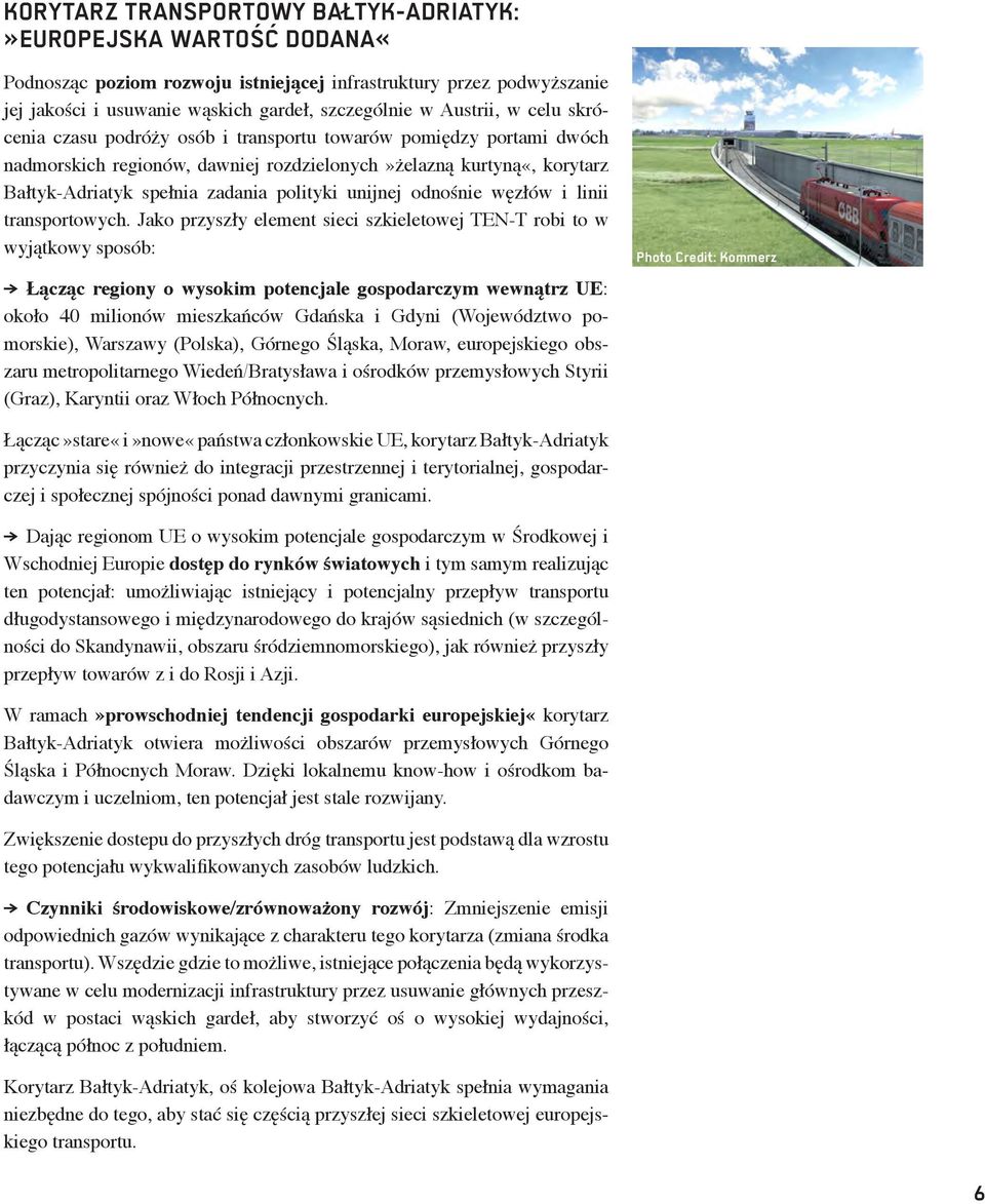 odnośnie węzłów i linii transportowych.
