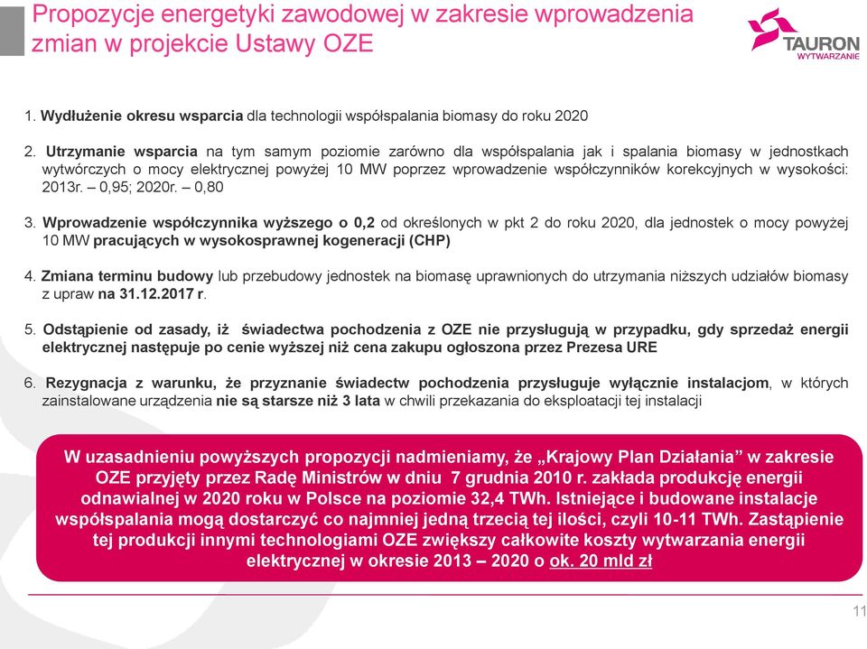 w wysokości: 2013r. 0,95; 2020r. 0,80 3.