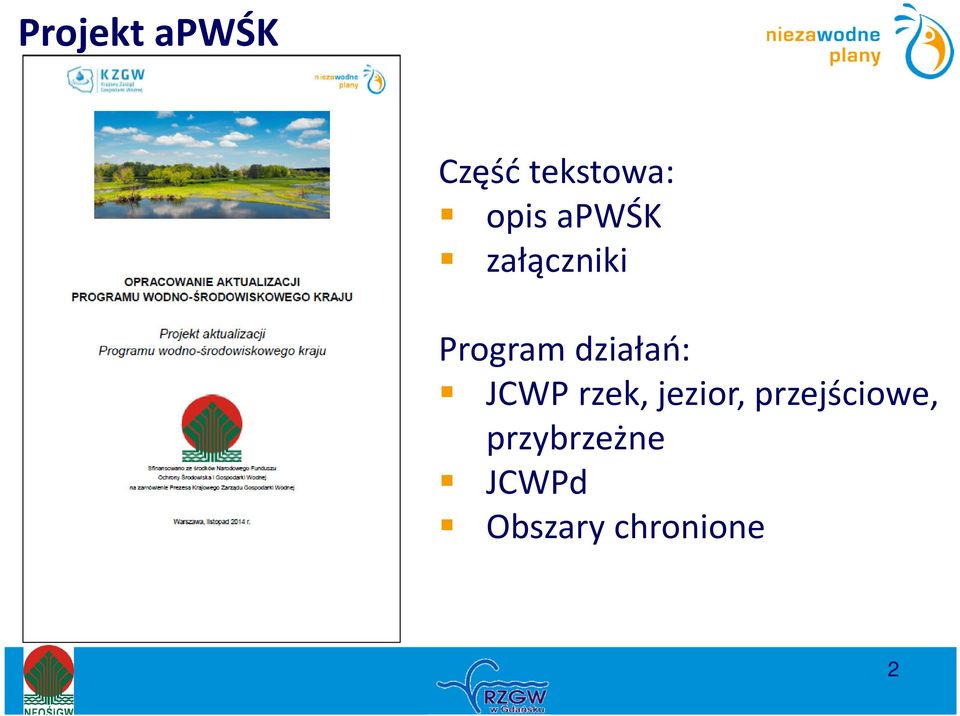 JCWP rzek, jezior, przejściowe,