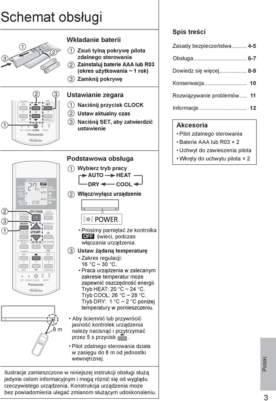 .. 4-5 Obsługa... 6-7 Dowiedz się więcej... 8-9 Konserwacja... 10 Rozwiązywanie problemów... 11 Informacje.