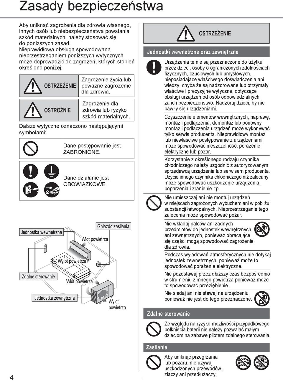 zagrożenie dla zdrowia. Zagrożenie dla zdrowia lub ryzyko szkód materialnych.