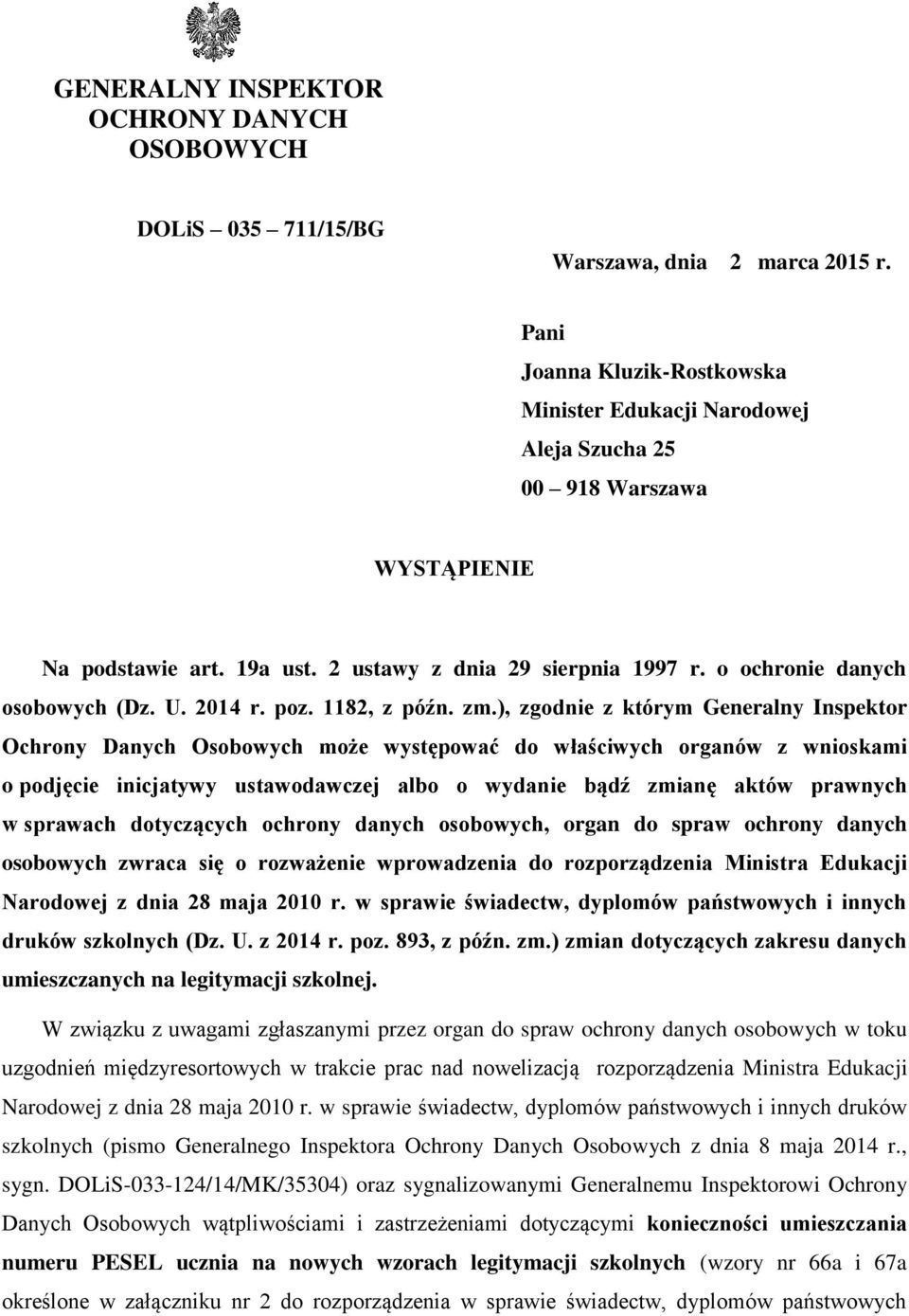 2014 r. poz. 1182, z późn. zm.