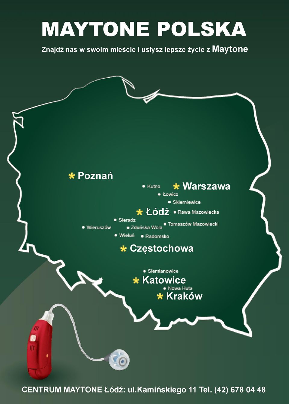 Łódź Częstochowa Katowice Kraków CENTRUM