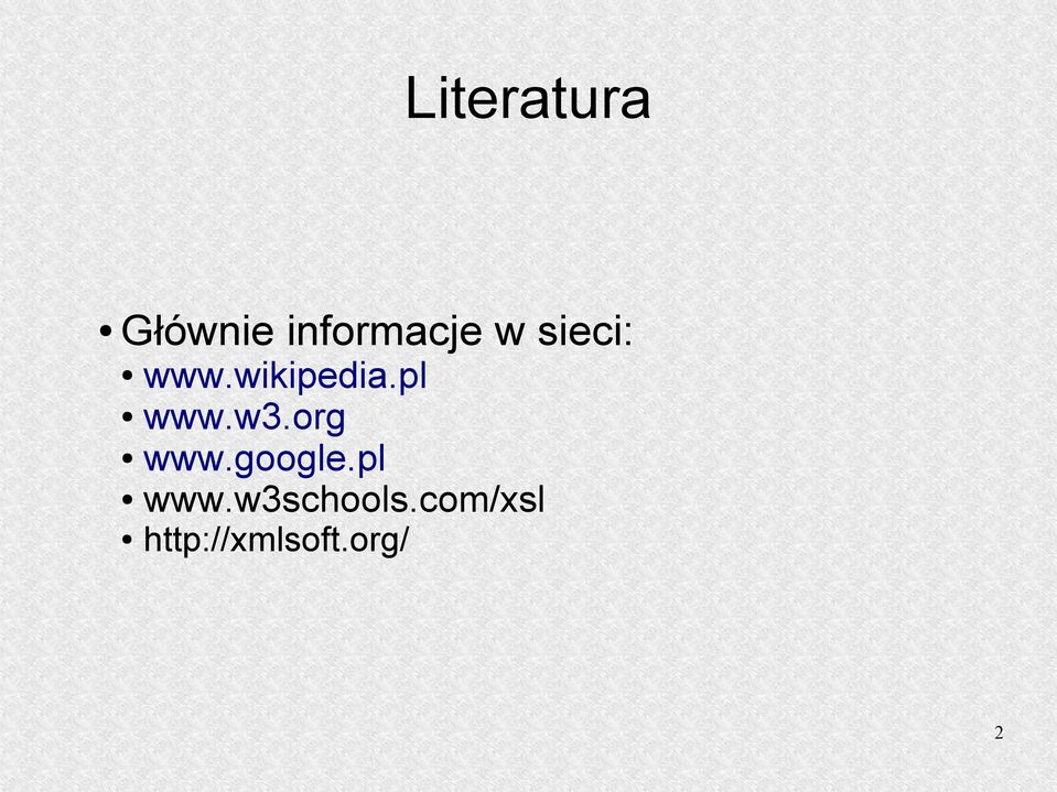 w3.org www.google.pl www.