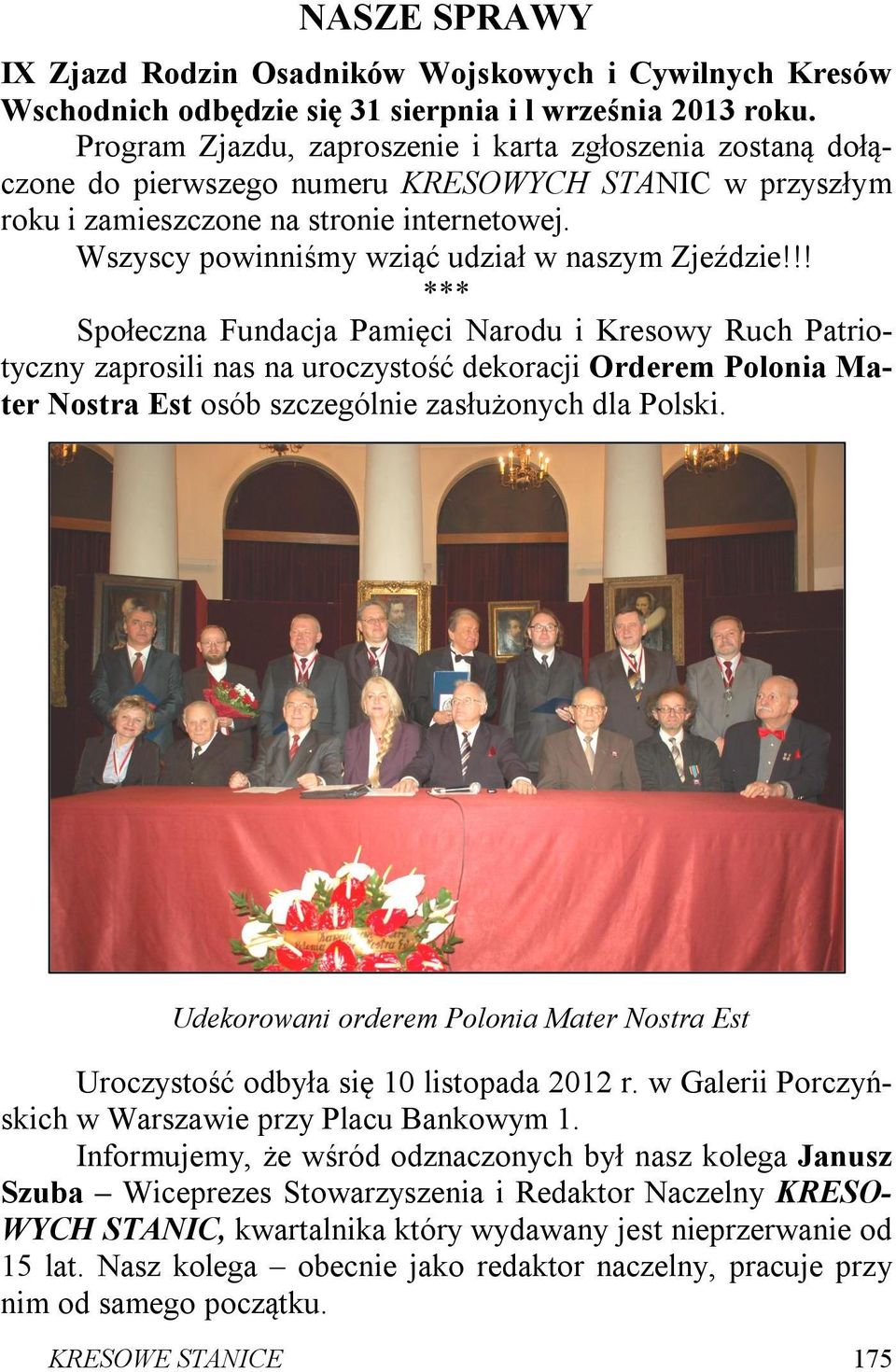 Wszyscy powinniśmy wziąć udział w naszym Zjeździe!