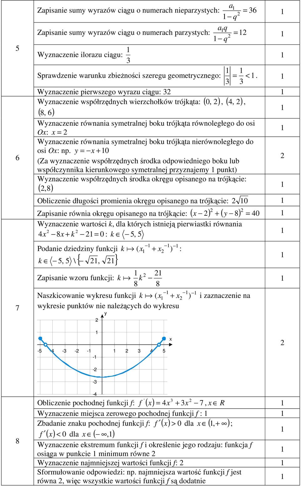 ierówoległego do osi O: p.