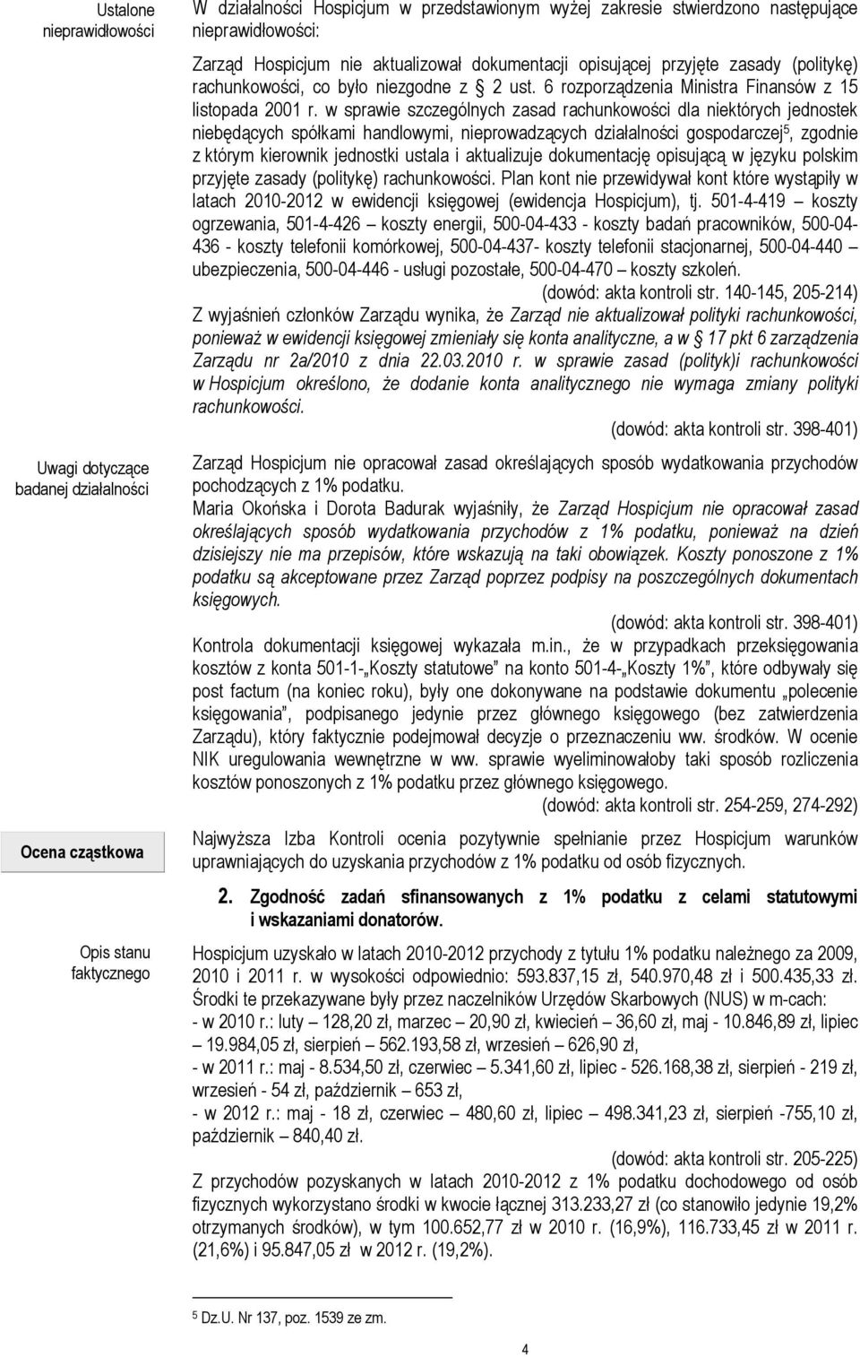 6 rozporządzenia Ministra Finansów z 15 listopada 2001 r.